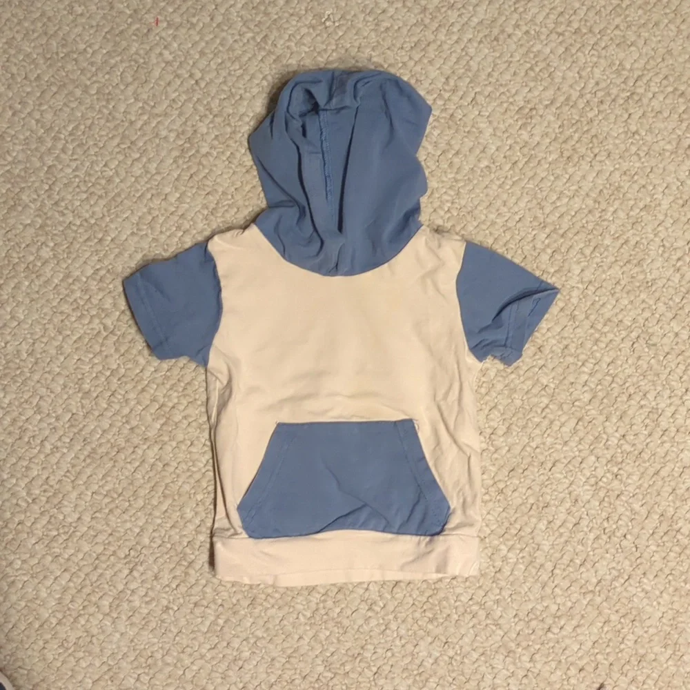 Blue and White Hoodie Set 12-18 months